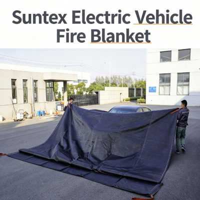 Electric vehicles fire blanket   6 X9 m EV car fire blanketsFor charging station