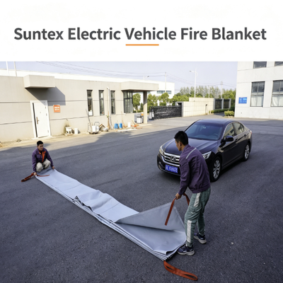 Couverture anti-feu pour véhicules électriques Suntex, fabricant de couvertures anti-feu pour voitures