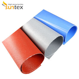 Tissu de fibre de verre enduit de silicone, épaisseur 0,3 mm, 400 g/m² -50°C à 500°C