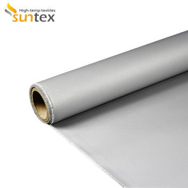 Tissu de silicone, matériel ignifuge enduit d'une couche de silicone pour les vestes démontables à hautes températures et couvertures