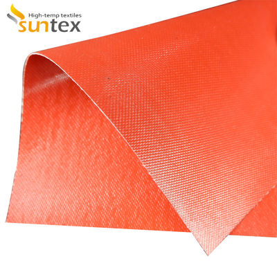 Grey Color Double Sided Silicone Coated Fiberglass Fabric with High Tear Strength for Fireproof Applications