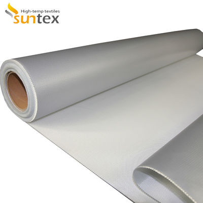 Tissu en fibre de verre recouvert d'un seul côté de silicone pour manteaux et couvertures isolants thermiques amovibles